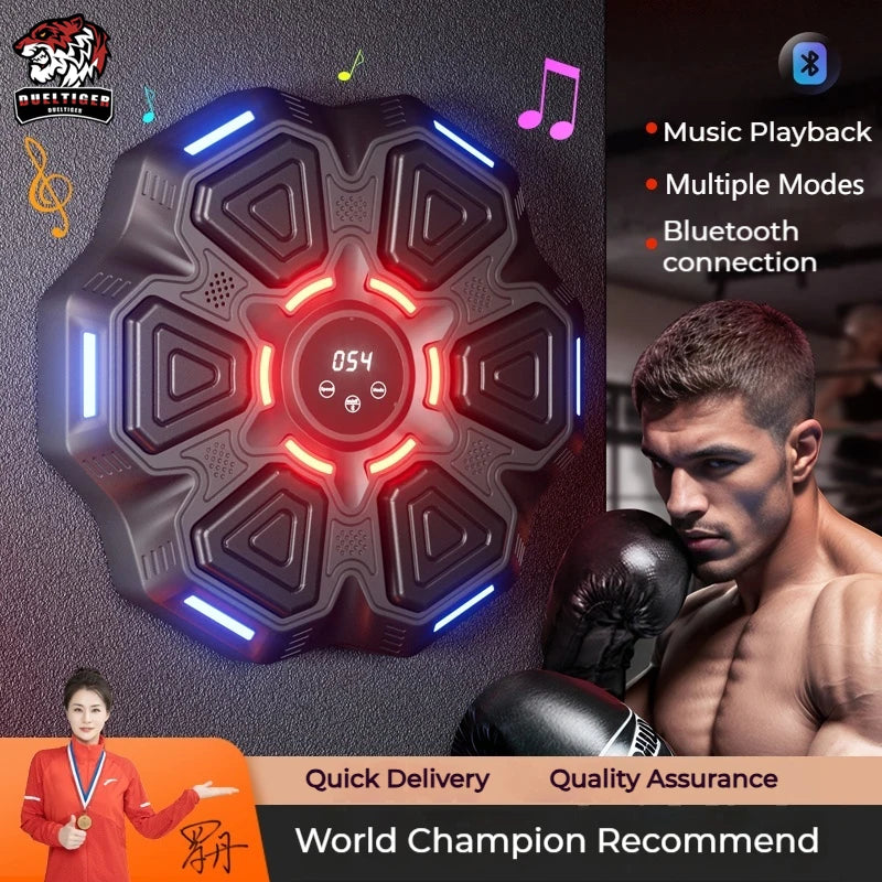 Machine de Boxe Musicale Intelligente – Entraîneur de Boxe Bluetooth Mural