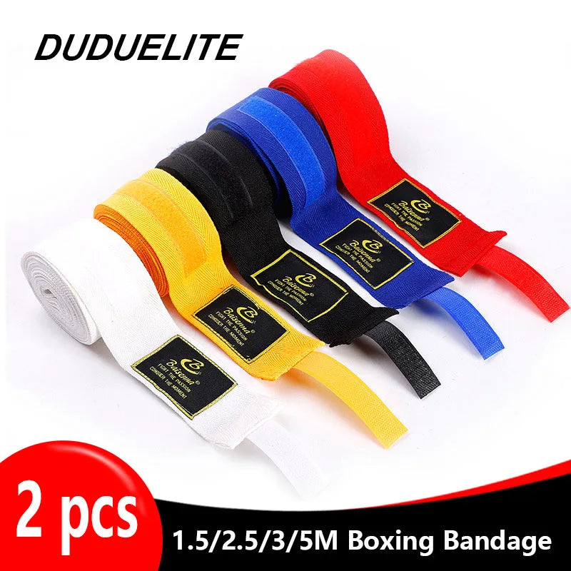 Lot de 2 Bandes de Boxe en Coton – 1,5/2/3/5M