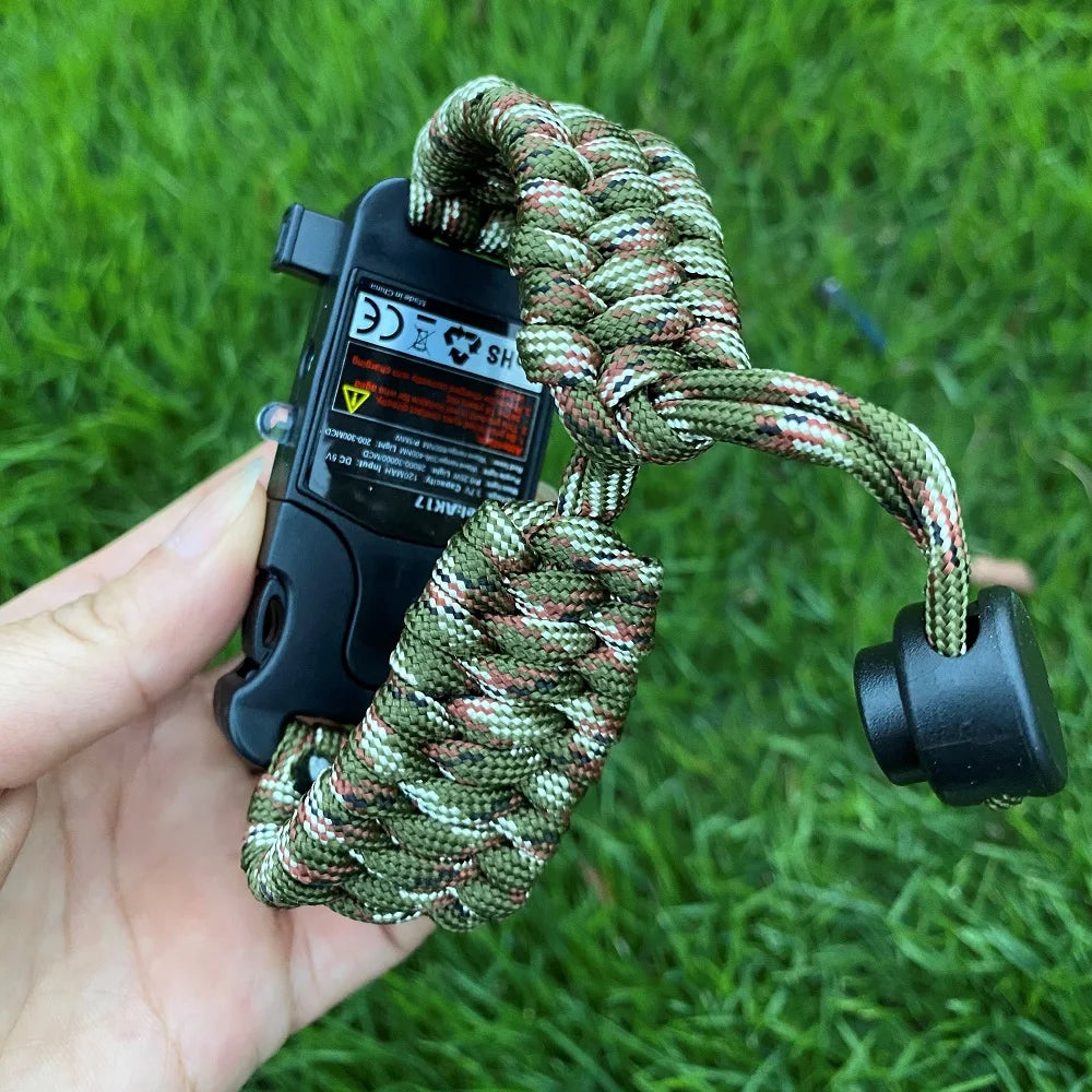 Bracelet de Survie Tactique Multifonctionnel avec Kit d'Urgence