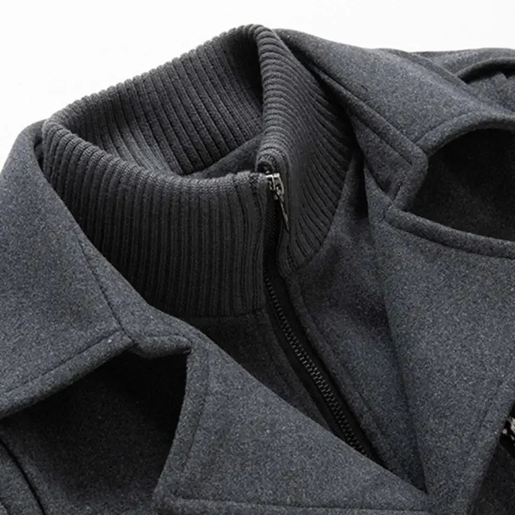 Manteau Décontracté pour Homme – Veste Automne Hiver à Deux Pièces Imitées