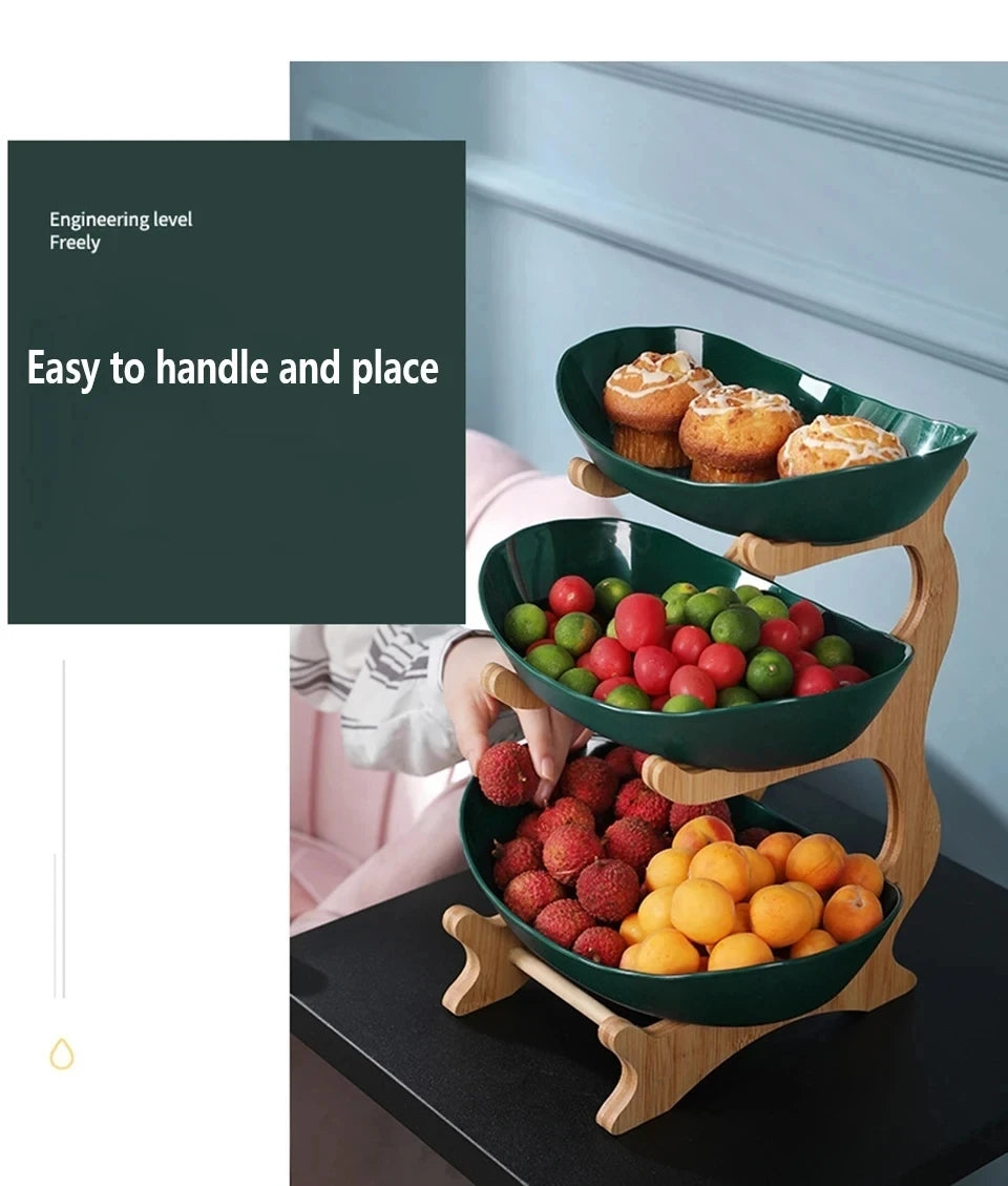 Plateau à Fruits Ovale – Design Moderne en Plastique