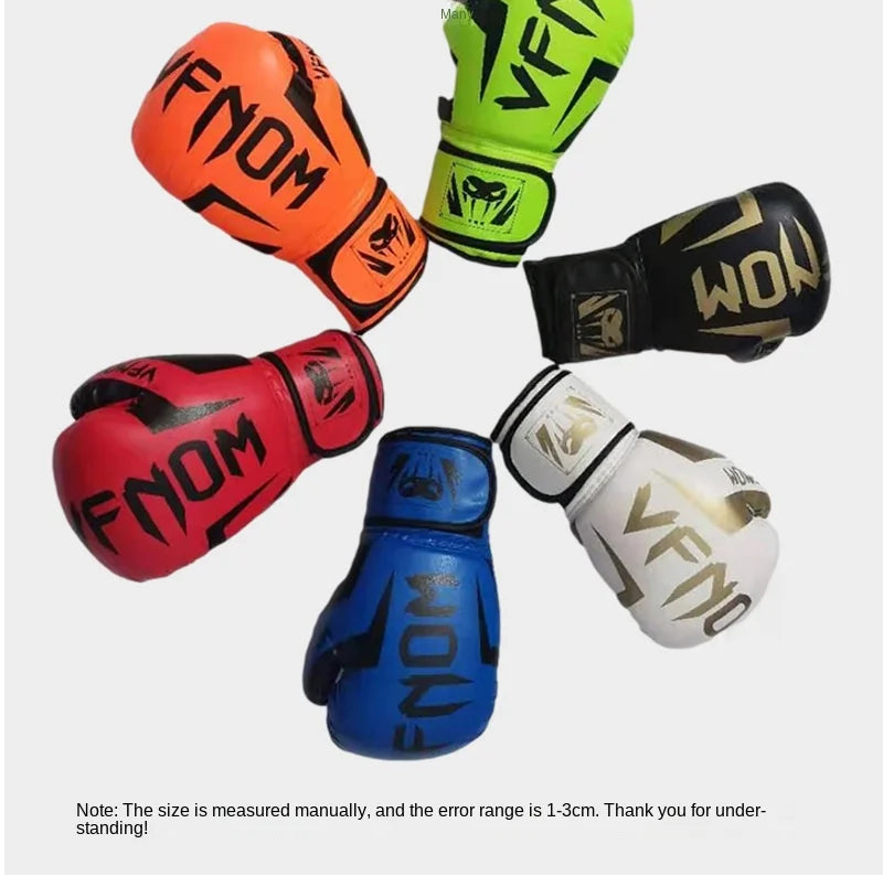 Gants de Boxe Professionnels pour Enfants et Adultes – Sanda, Muay Thai, Taekwondo