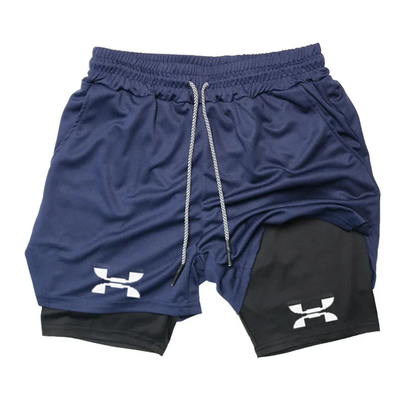 Shorts de Running 2 en 1 pour Homme – Séchage Rapide et Confort Ultime