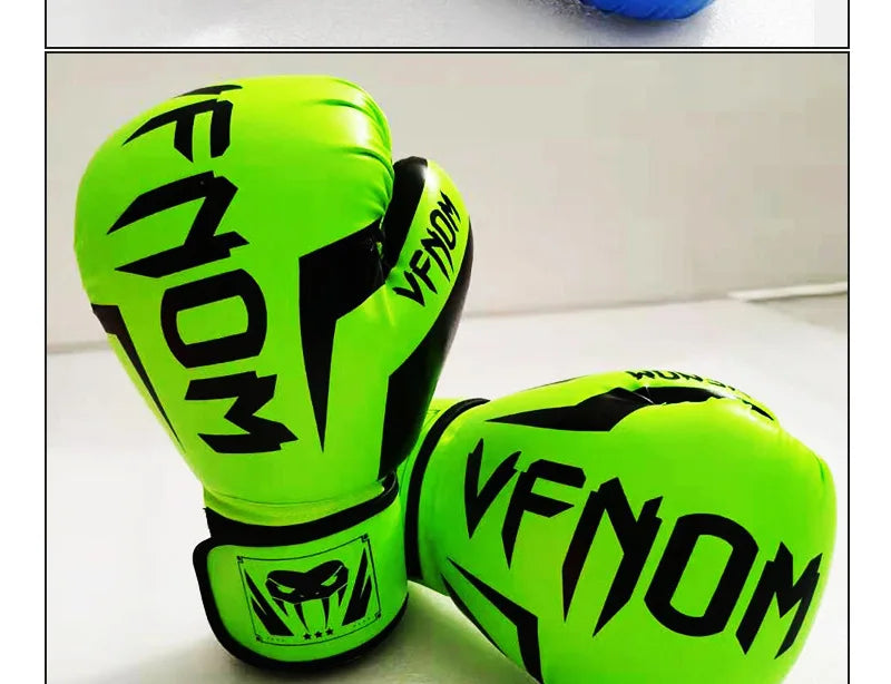 Gants de Boxe Professionnels pour Enfants et Adultes – Sanda, Muay Thai, Taekwondo