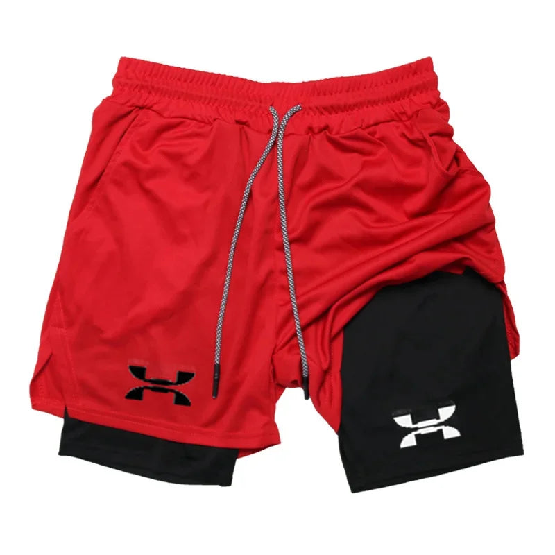 Shorts de Running 2 en 1 pour Homme – Séchage Rapide et Confort Ultime