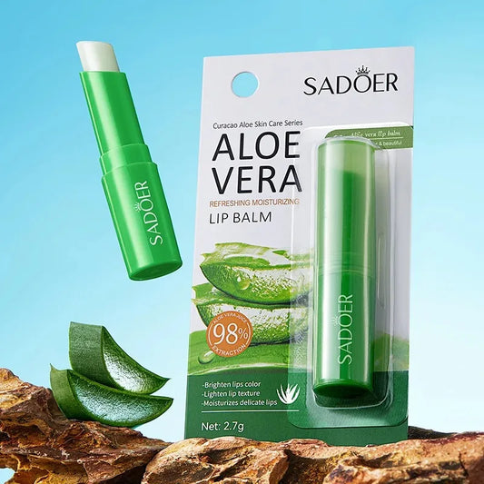 Baume à Lèvres Aloe Vera - Hydratation, Réparation et Protection pour des Lèvres Douces et Nourries