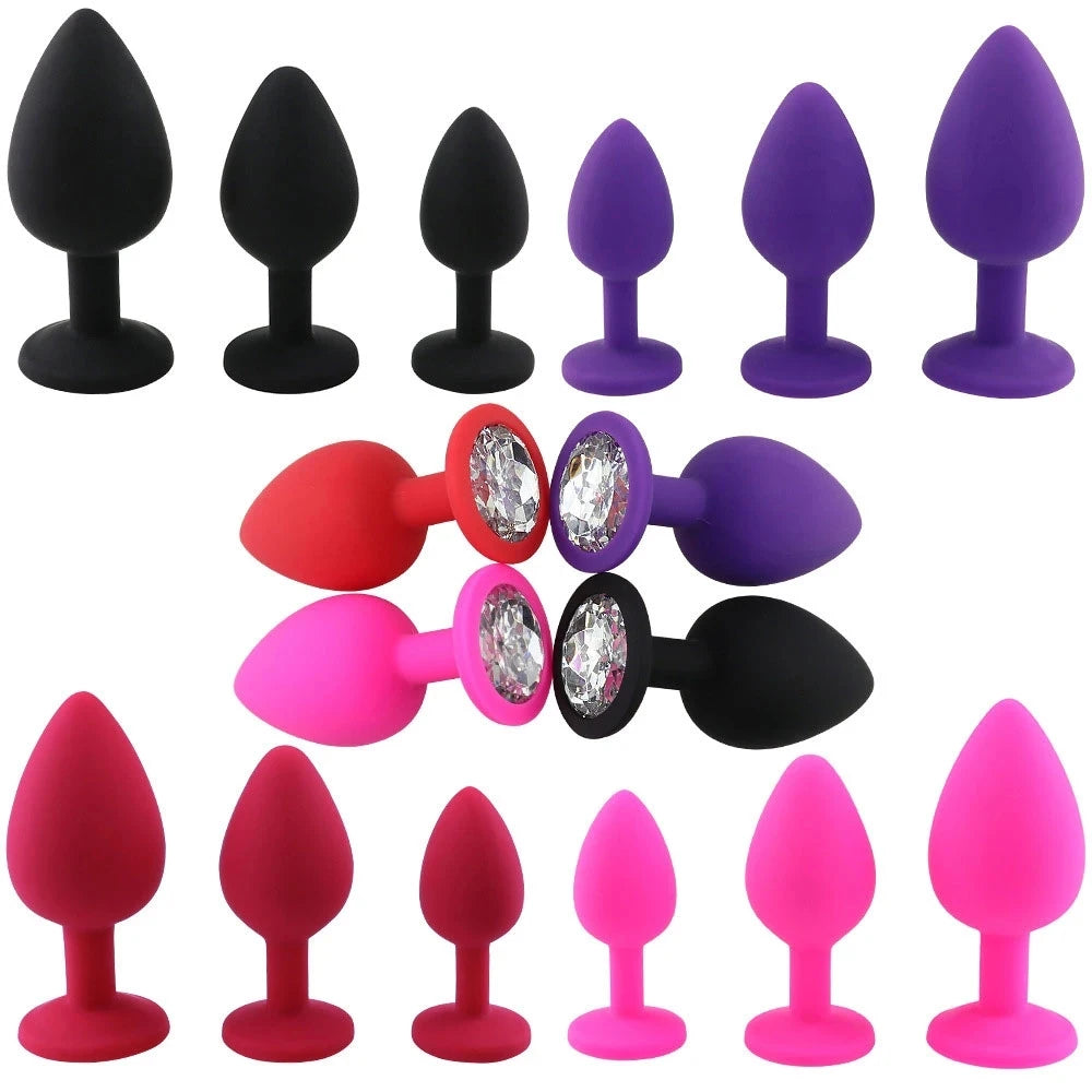 Mini Silicone Anal Bead Jelly Toys Skin Feeling Dildo Adult Sex Toys For Men Women Butt Plug Sex Products Anal Erotic Ball 18+