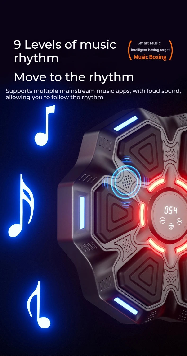 Machine de Boxe Musicale Intelligente – Entraîneur de Boxe Bluetooth Mural