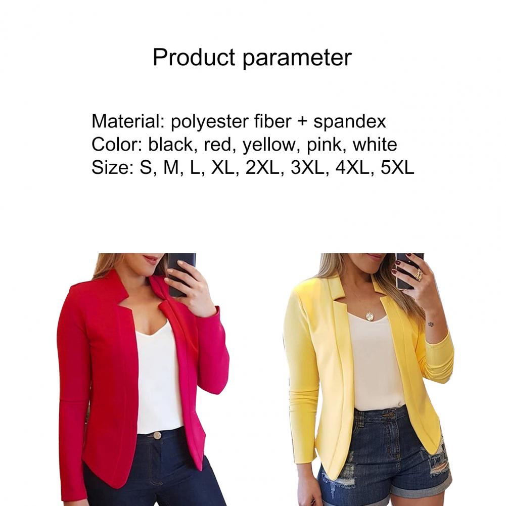 Blazer Femme Élégant pour le Bureau - Automne/Hiver