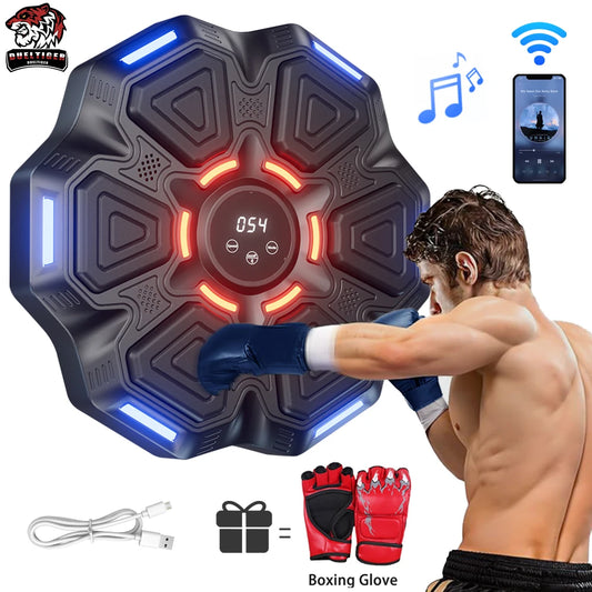 Machine de Boxe Musicale Intelligente – Entraîneur de Boxe Bluetooth Mural