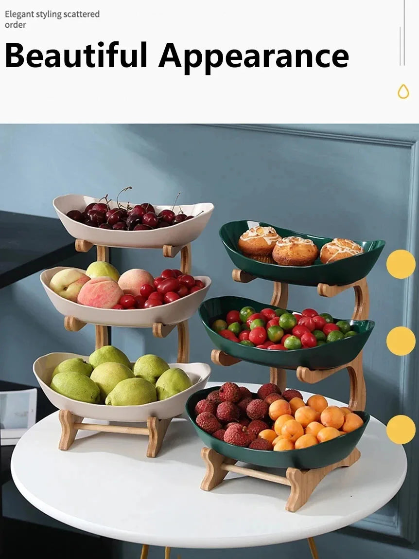 Plateau à Fruits Ovale – Design Moderne en Plastique