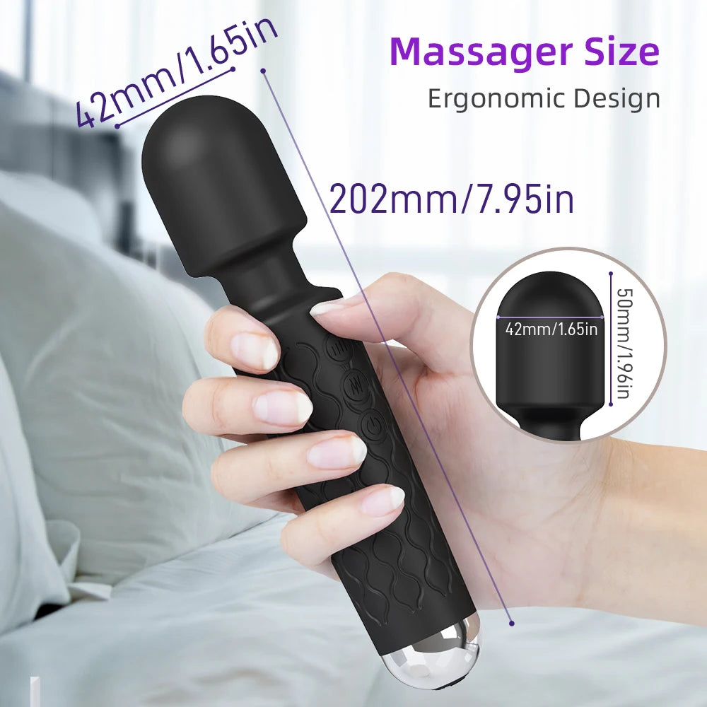 Powerful Automatic Dildo Vibrators 20 Speeds Powerful Gun Sex Machine Magic Wand USB G Spot Masturbator Adult Sex Toys For Women