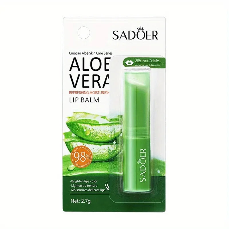 Baume à Lèvres Aloe Vera - Hydratation, Réparation et Protection pour des Lèvres Douces et Nourries