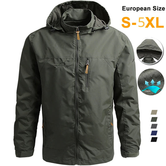 Veste Coupe-Vent Tactique Homme - Imperméable et Polyvalente pour les Activités Extérieures