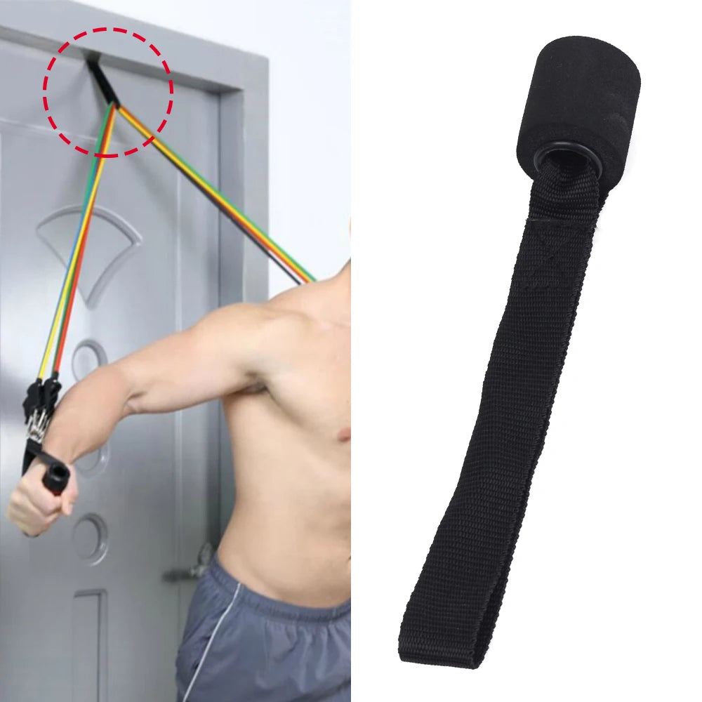 Sangle Élastique de Fitness avec Ancrage de Porte – Entraînement Résistance et Force