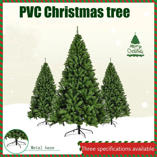 Grand Sapin de Noël en PVC – 1,5 m / 1,8 m