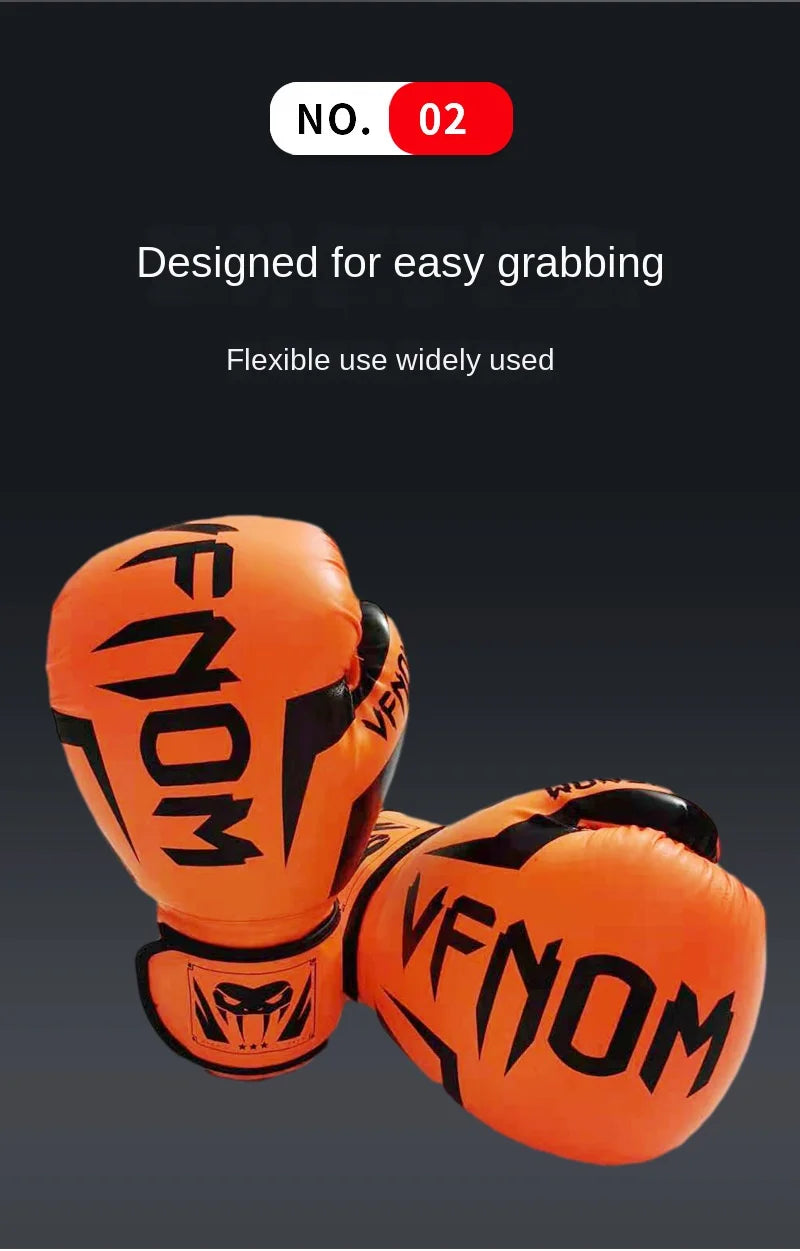 Gants de Boxe Professionnels pour Enfants et Adultes – Sanda, Muay Thai, Taekwondo