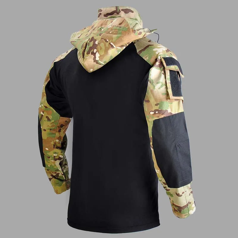 T-Shirt de Combat Camouflage Outdoor – Résistant, Polyvalent et Confortable