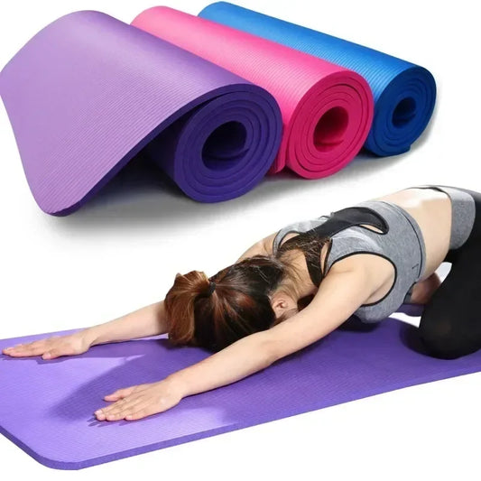 Tapis de Yoga Antidérapant 6MM – Confort en Mousse EVA pour Yoga, Pilates et Fitness