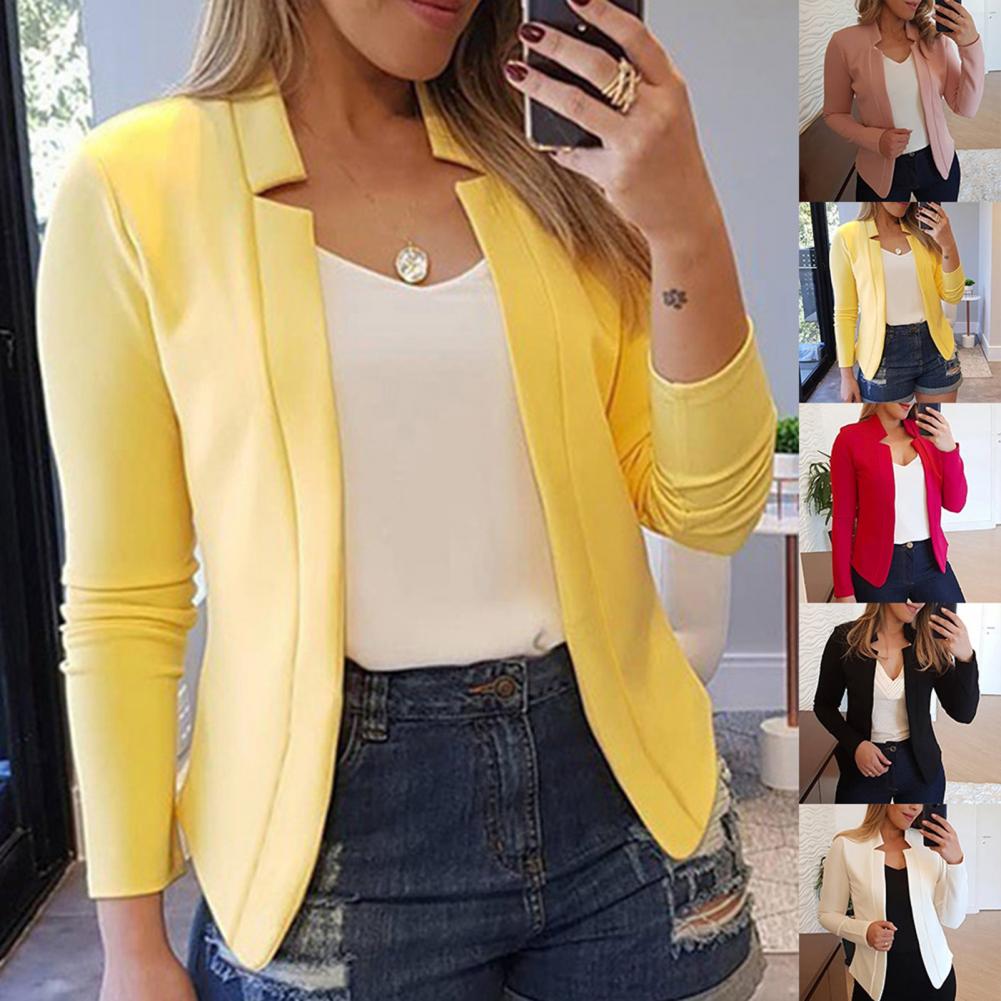 Blazer Femme Élégant pour le Bureau - Automne/Hiver